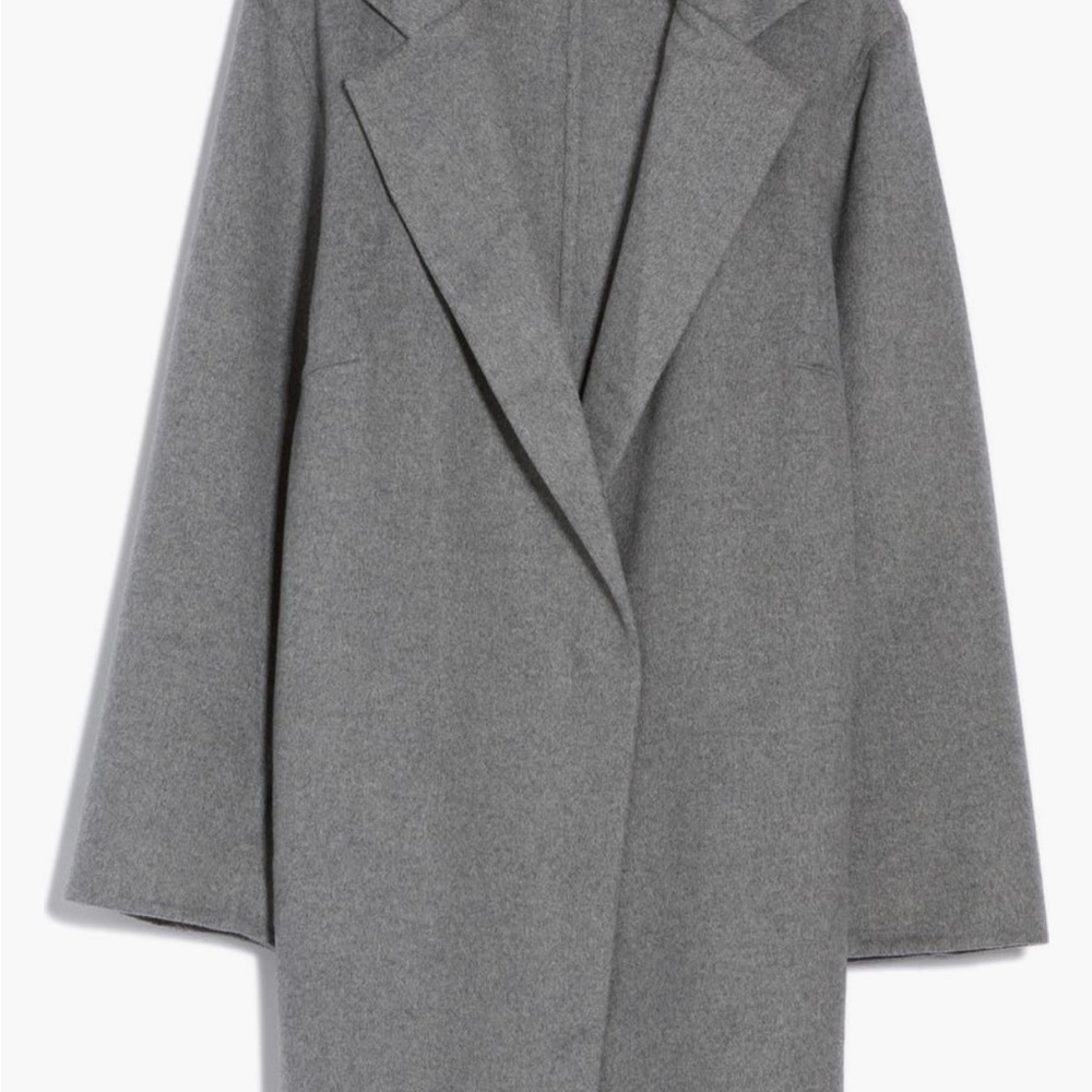 NWT Vince Blue Classic Wool Blend Coat